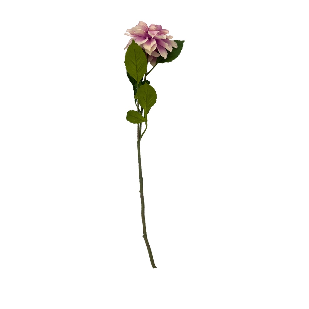 Flor artificial rosada 70cm