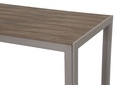 Juego comedor terraza 2 bancos Elko champagne