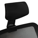 Silla oficina alta Saga gris