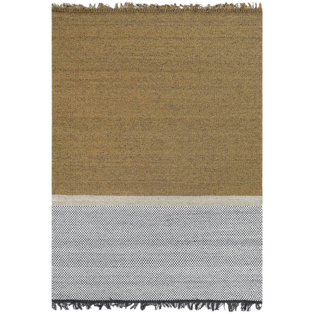 Alfombra 200x300cm Ogato ocre/antracita