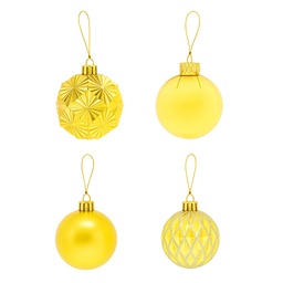 [230042138] Bola navidad 8cm 12pcs dorado